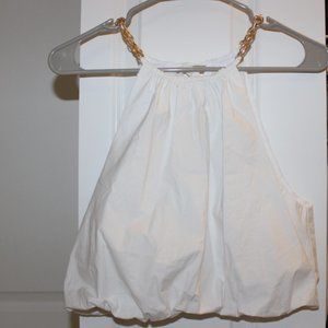 Boutique White Halter Top